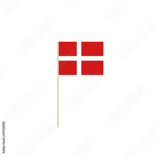 Dansk flag / danish flag, Vector