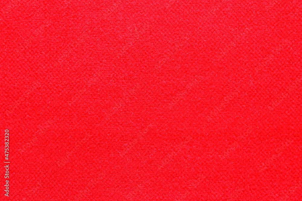 Fototapeta premium texture of red jacquard fabric of large weave