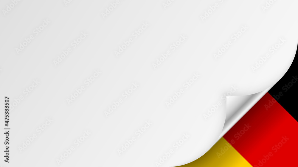 EPS10 Vector Patriotic background with Germany flag colors.