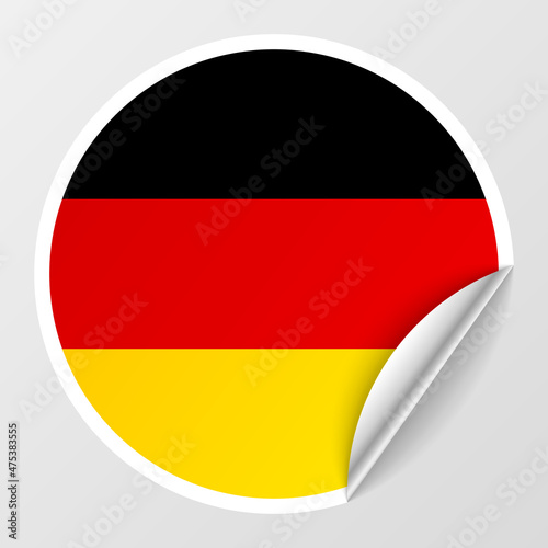 EPS10 Vector Patriotic background with Germany flag colors.