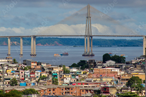 bridge over the river - manaus photo