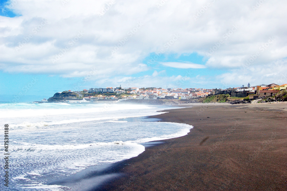 Coastal view at Ribeira Grande