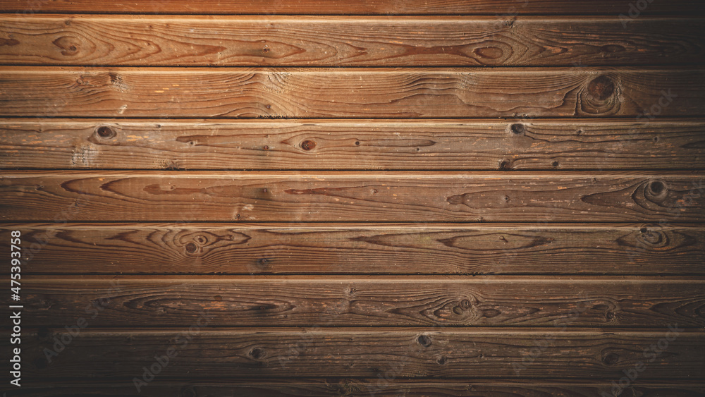 Naklejka premium the brown wood texture with natural patterns