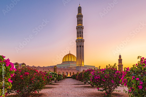 Canvas-taulu Middle East, Arabian Peninsula, Oman, Muscat