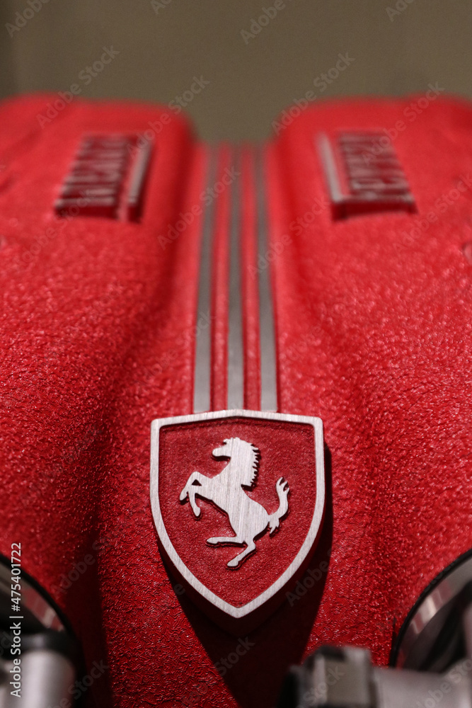 Modena, Italy, December 2021, MEF Ferrari Museum Casa Enzo Ferrari ...