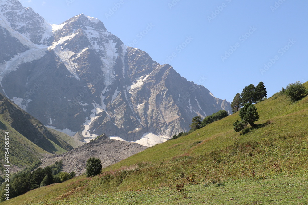 landscape in the mountains