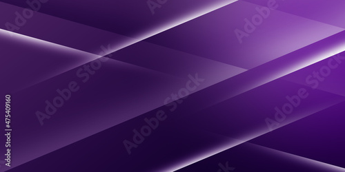 Abstract purple background with white transparent line layers