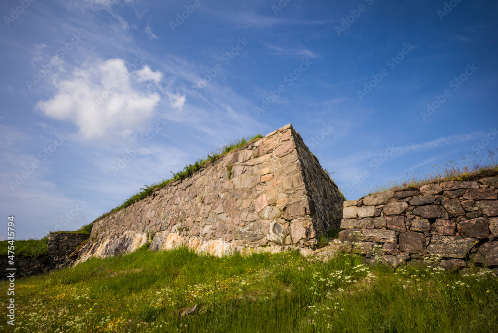 Norway, Ostfold County, Halden, Fredriksten Fortress, detail