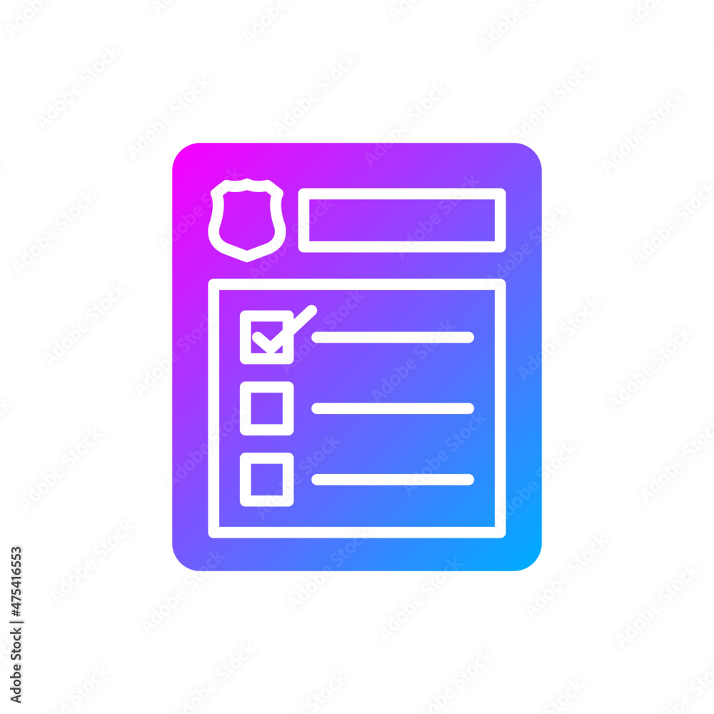 Clipboard and checklist icon