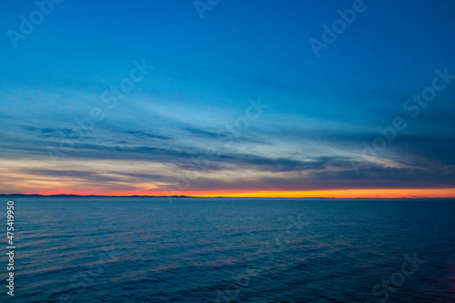 Sunset over the Bering Sea, Russia Far East © Danita Delimont