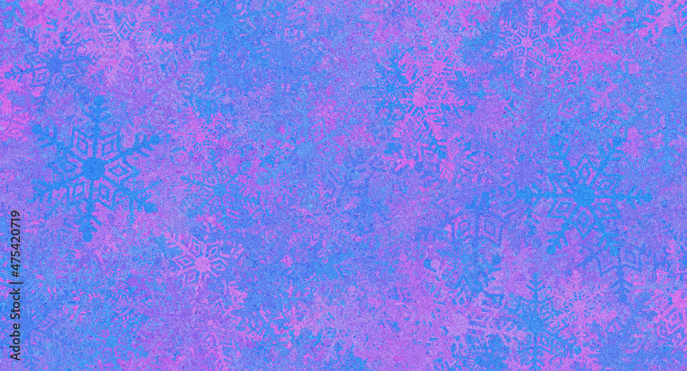 colorful winter show snowflakes background, bg, texture, wallpaper, place for your product