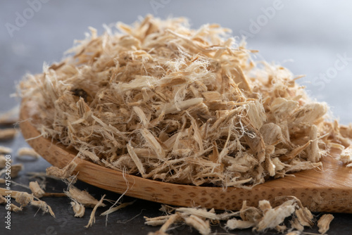Marshmallow Root on a Spoon