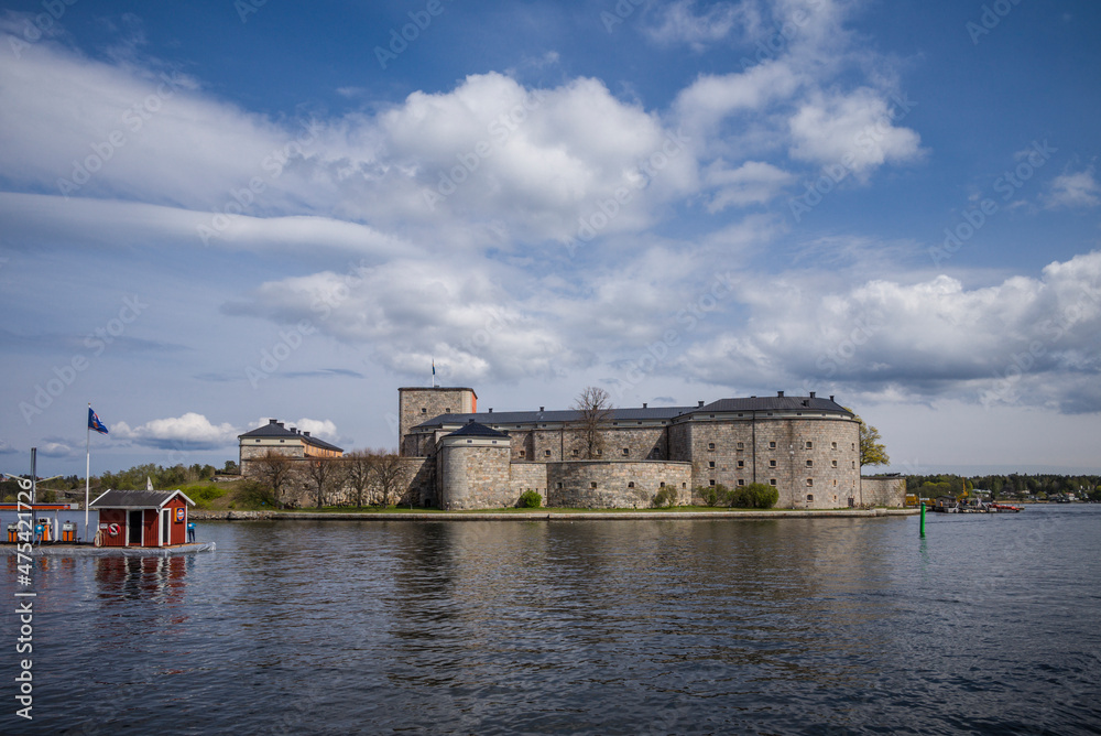 Sweden, Stockholm Archipelago, Vaxholm, Vaxholm Fortress, built 1544