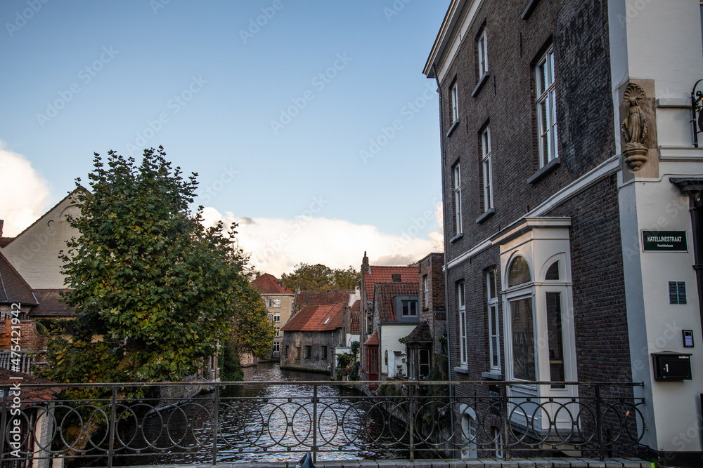 Obraz premium Mariabrug (Mary Bridge) in bruges belgium