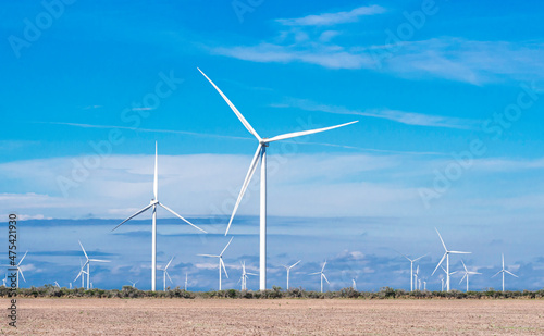 Photos New Wind mill technology in a open field