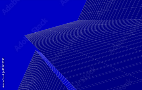 architecture building digital drawing