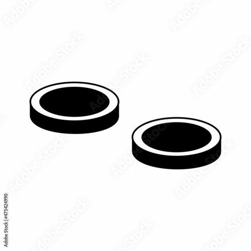 slider disc icon, slider disc vector sign symbol