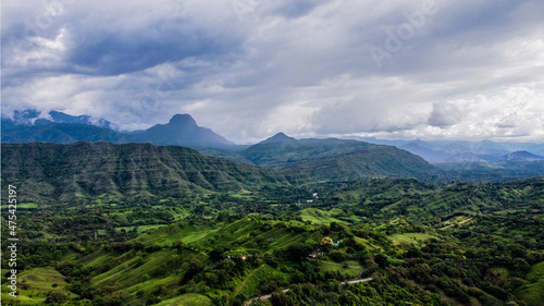 Paisaje El Bordo  municipio de Pat  a  Cauca  Colombia