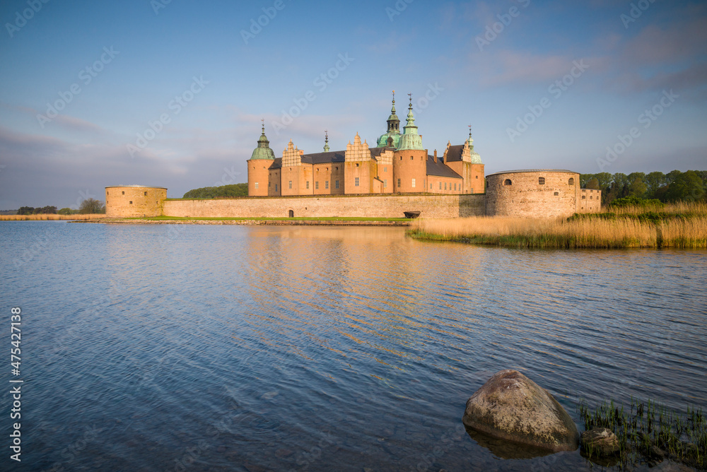 Sweden, Kalmar, Kalmar Slott castle, dawn