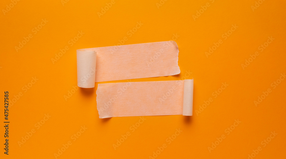 Empty space sticky tape for your words Empty space sticky tape for your words