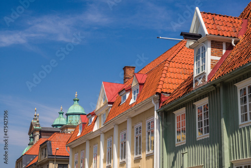 Sweden, Kalmar, town building detail (Editorial Use Only)