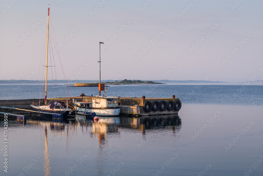 Southern Sweden, Karlskrona, Stumholmen Island, small marina