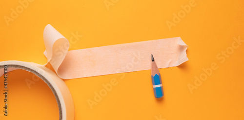 Empty space sticky tape for your words