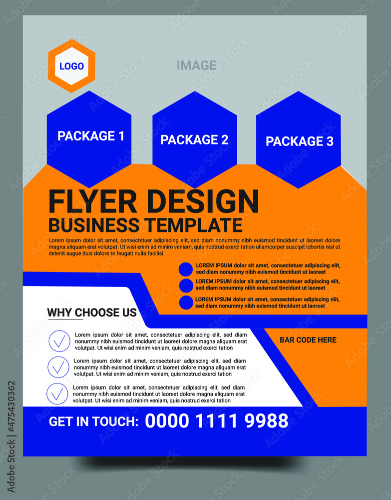 Modern and Creative Business Flyer Design Template 
