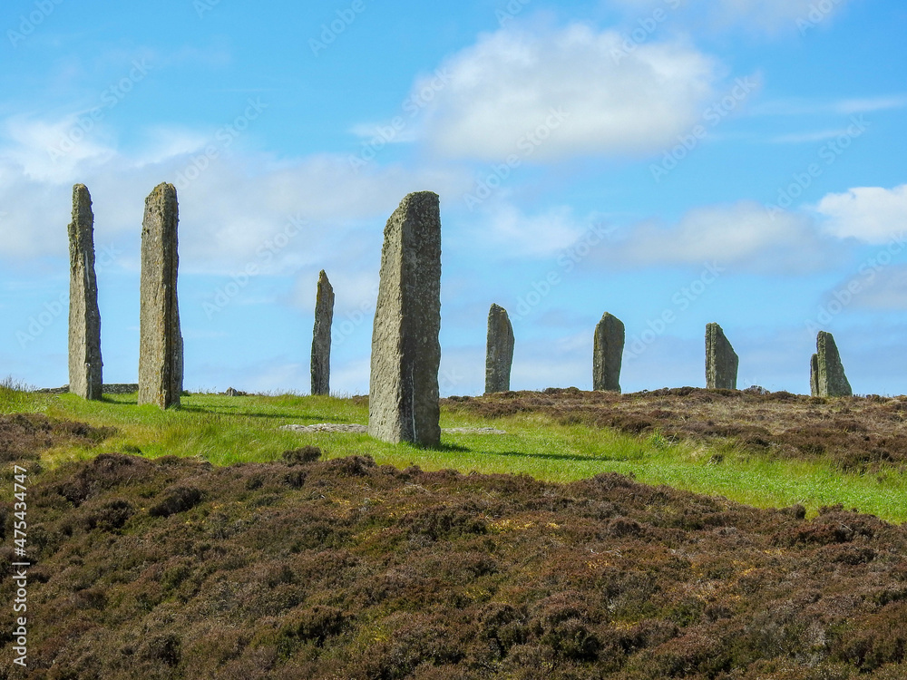 Standing Stones on a Hill