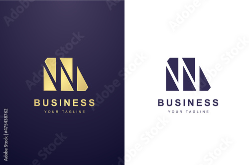 Initial Letter W Logo For Business or Media Company.