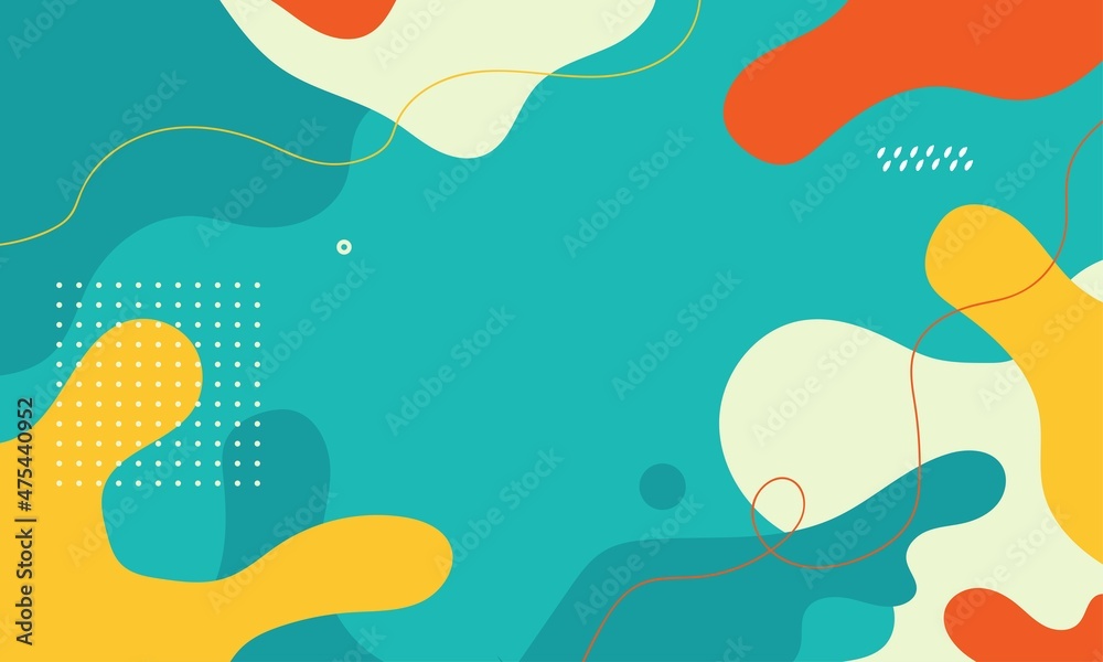 Abstract colorful geometric shapes background banner template