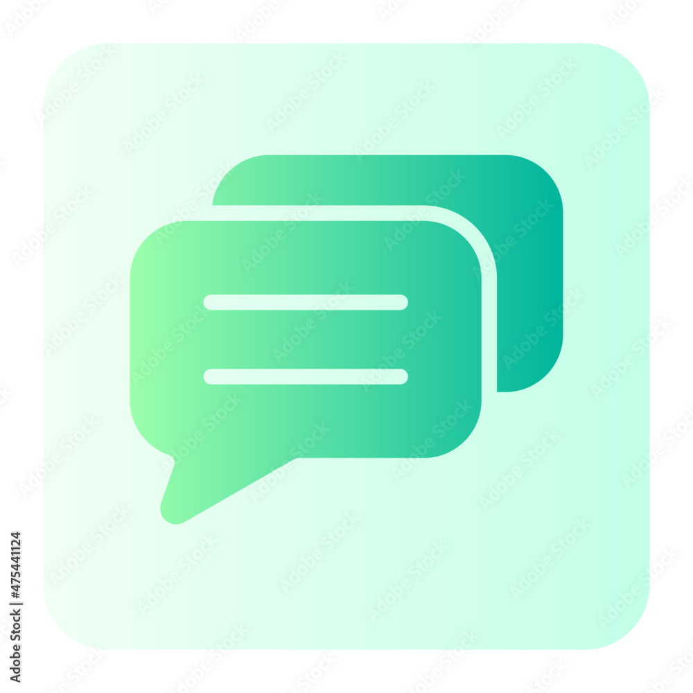 chat gradient icon