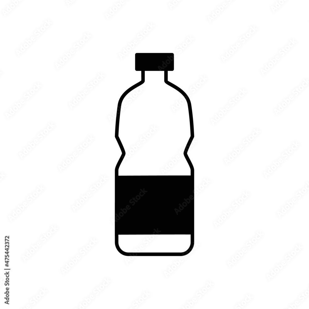 water container Icon in black flat glyph, filled style isolated on white background water container Icon in black flat glyph, filled style isolated on white background