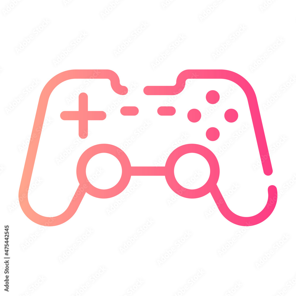 joystick gradient icon joystick gradient icon