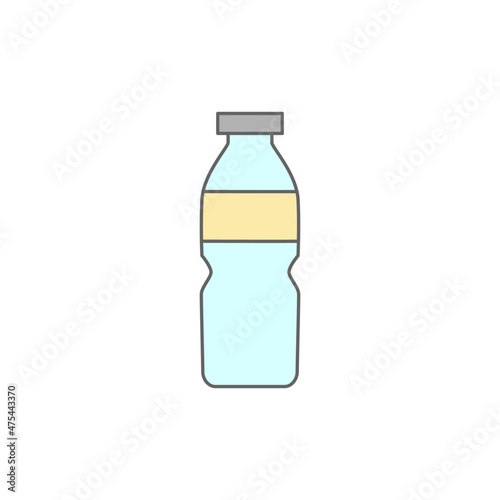 water container Icon in color icon, isolated on white background 