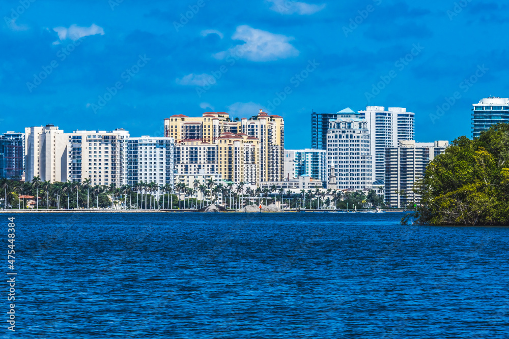 Downtown buildings, West Palm Beach, Florida