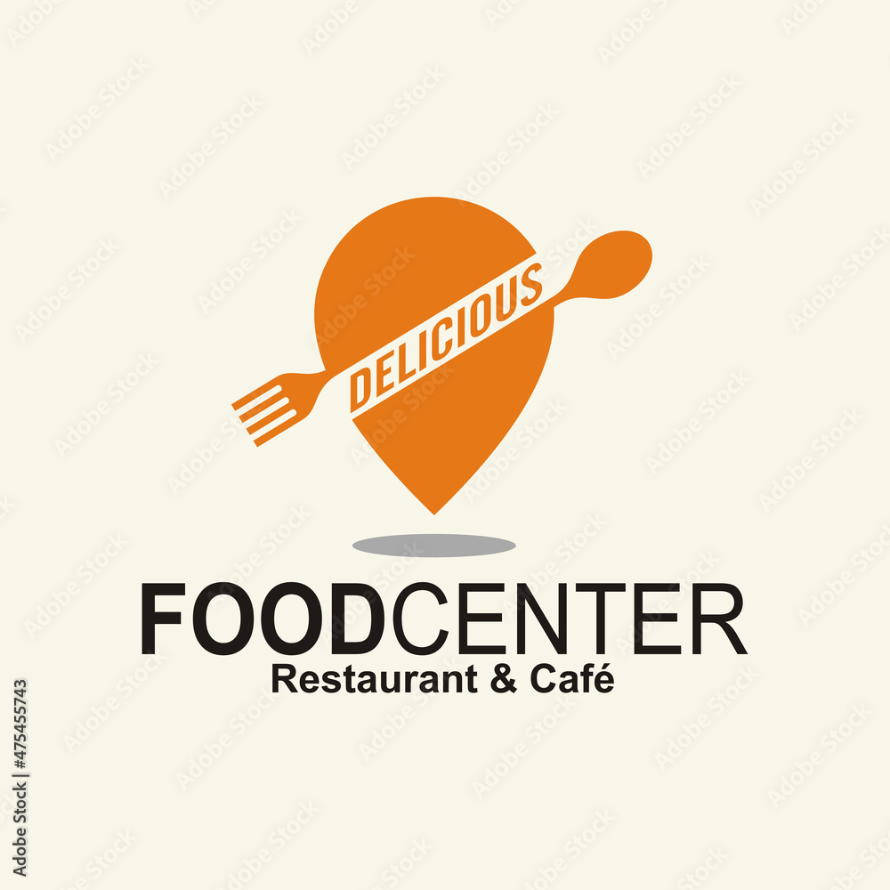 food center logo vector illustration food center logo vector illustration