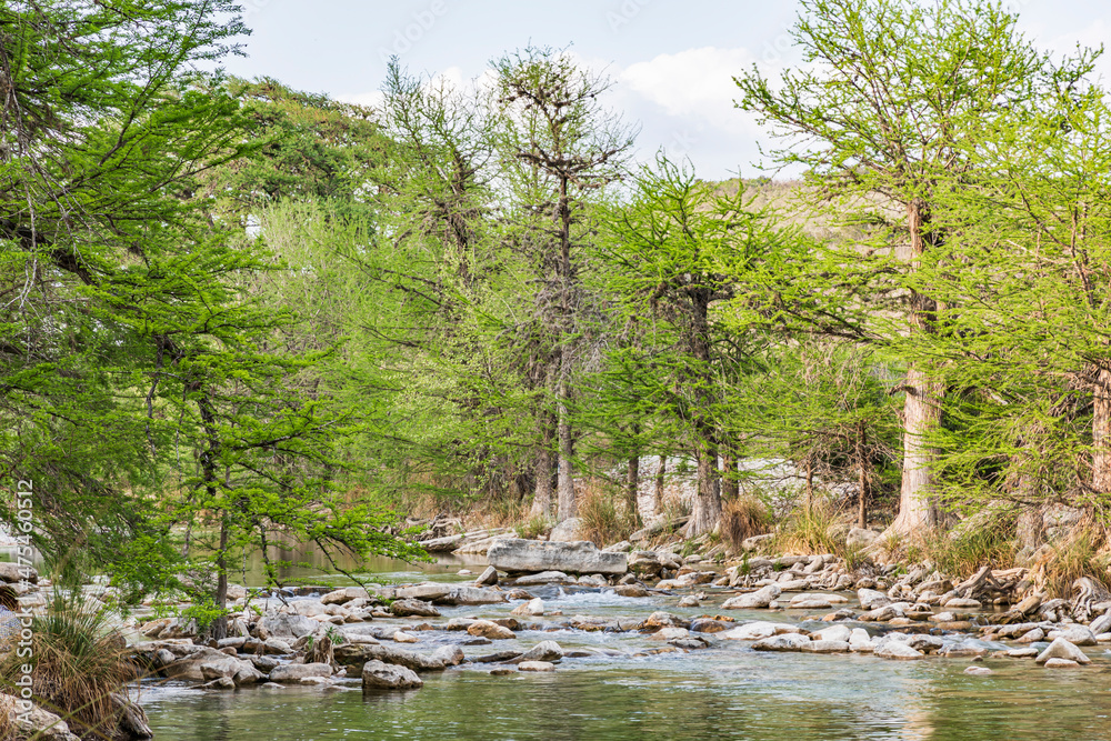 Concan, Texas, USA. The Frio River in the Texas Hill Country. Concan, Texas, USA. The Frio River in the Texas Hill Country.