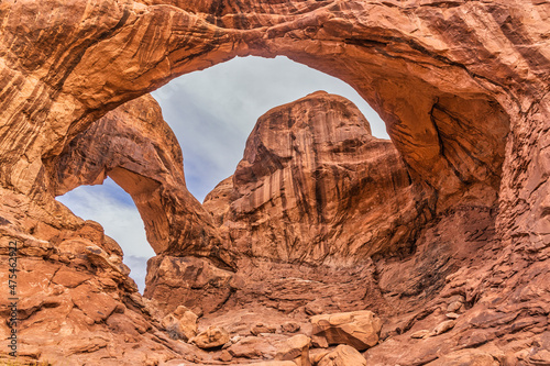 Fotografiet Double Arch, Arches National Park, Utah