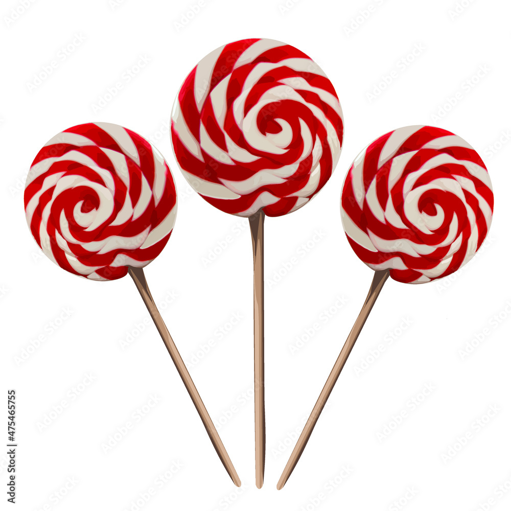 Illustration on a square background - a lollipop - sweets a gift sweets Illustration on a square background - a lollipop - sweets a gift sweets