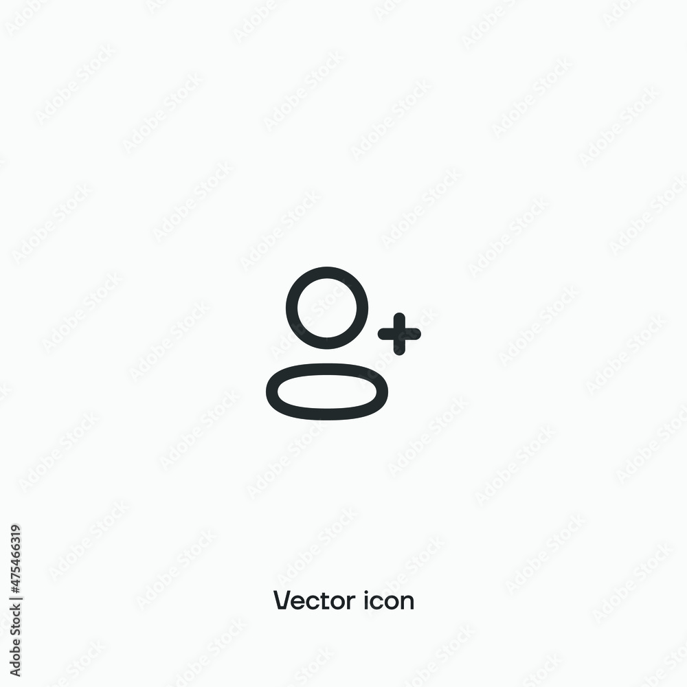 Add user vector icon for UI/UX. Premium quality. Add user vector icon for UI/UX. Premium quality.
