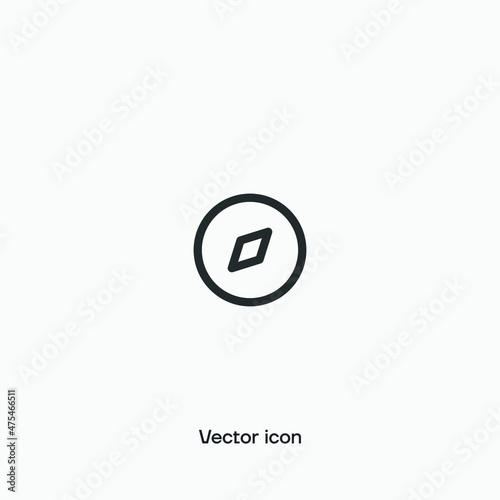 Compass,Travel vector icon. Premium quality