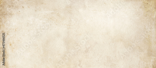 Old parchment paper texture background. Banner photo