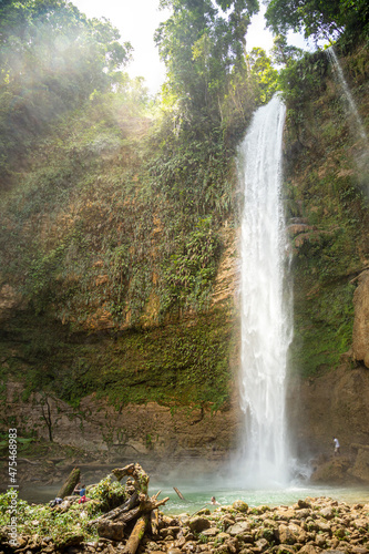Tenaru falls near the capital city of Honiara in the Solomon Islands.