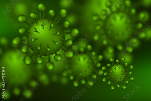 .Virus infection or bacteria flu background