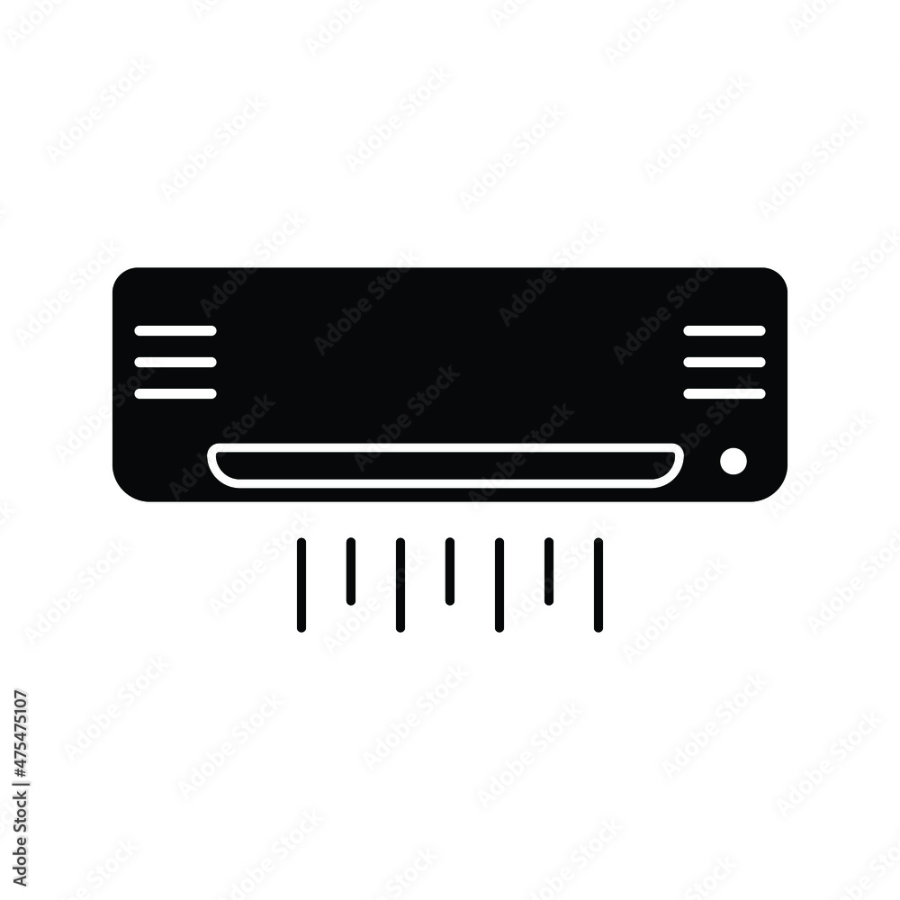 Air conditioner icon sign vector,Symbol, logo illustration for web and mobile on white background Air conditioner icon sign vector,Symbol, logo illustration for web and mobile on white background