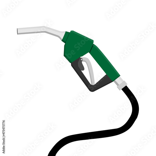 Gasoline pistol pump fuel nozzle