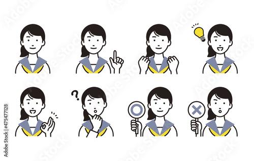 中学生の女の子セット