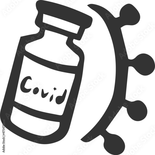 covid corona virus icon
