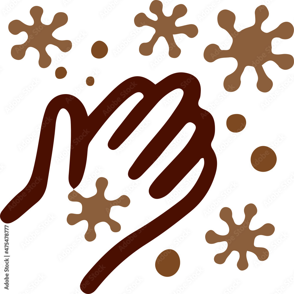 Obraz premium covid corona virus icon